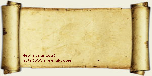 Isidor Rančić vizit kartica